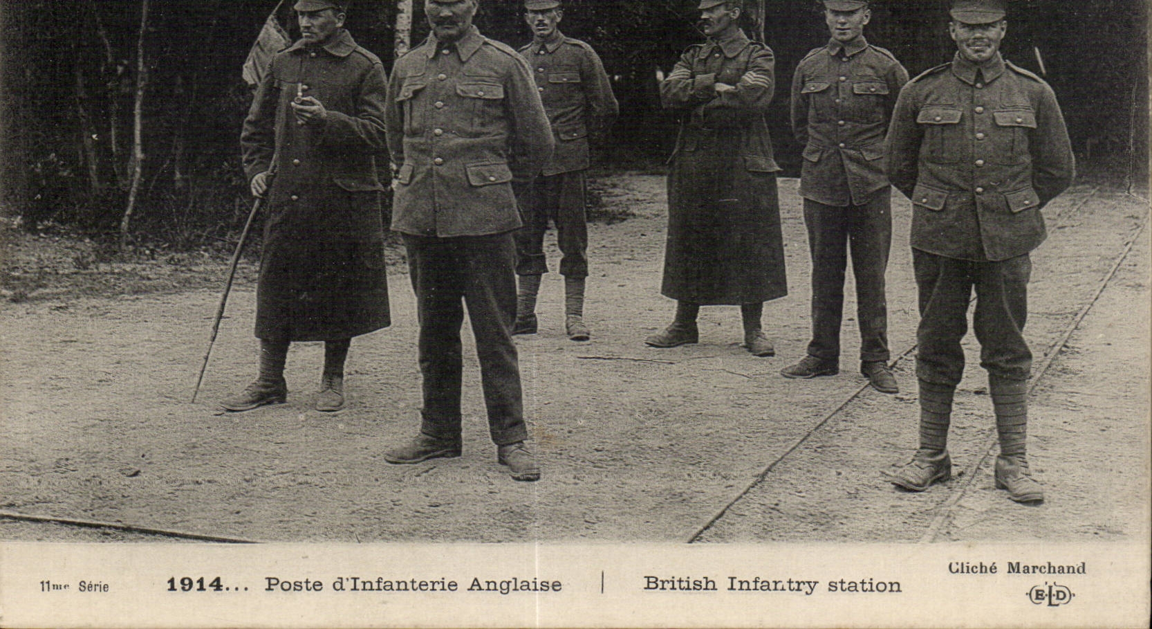 CPA Militaria Posts English infantry