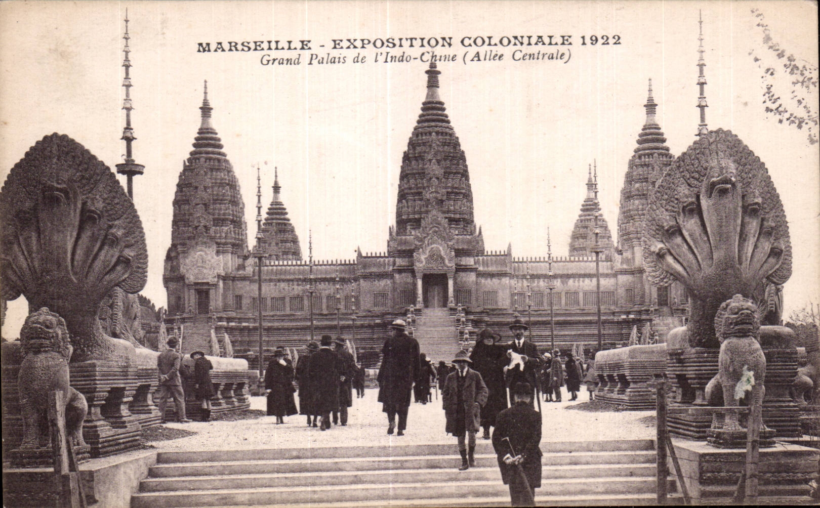 Marseille - Exposition Coloniale 1922 - Grand Palais de l Indo Chine - CPA 