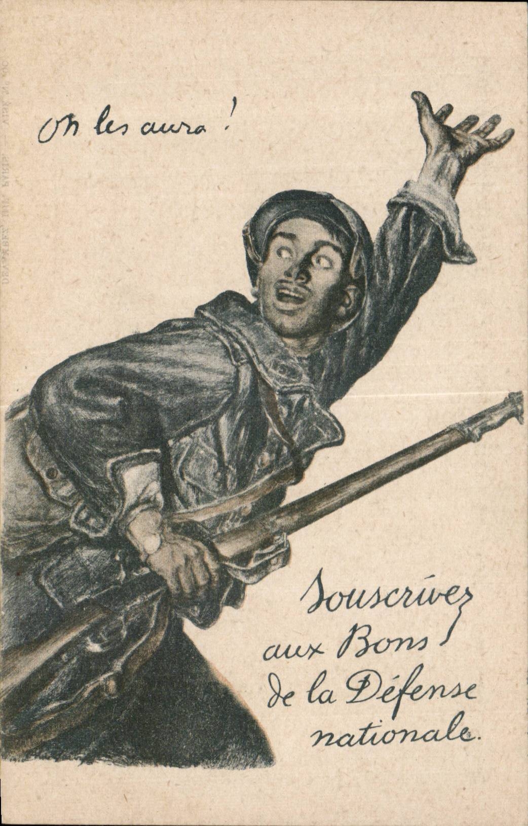 CPA Militaria Subscribe to the Hairy goods of National defense