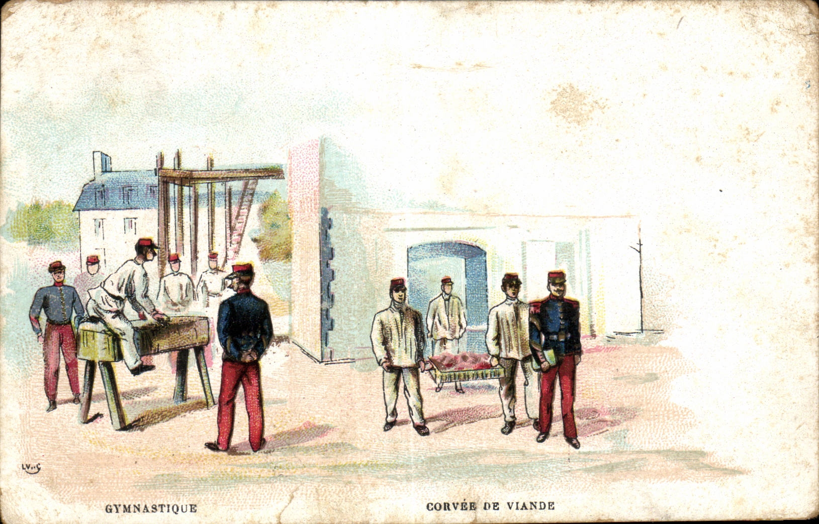 Gymnastic CPA Militaria meat Drudgery