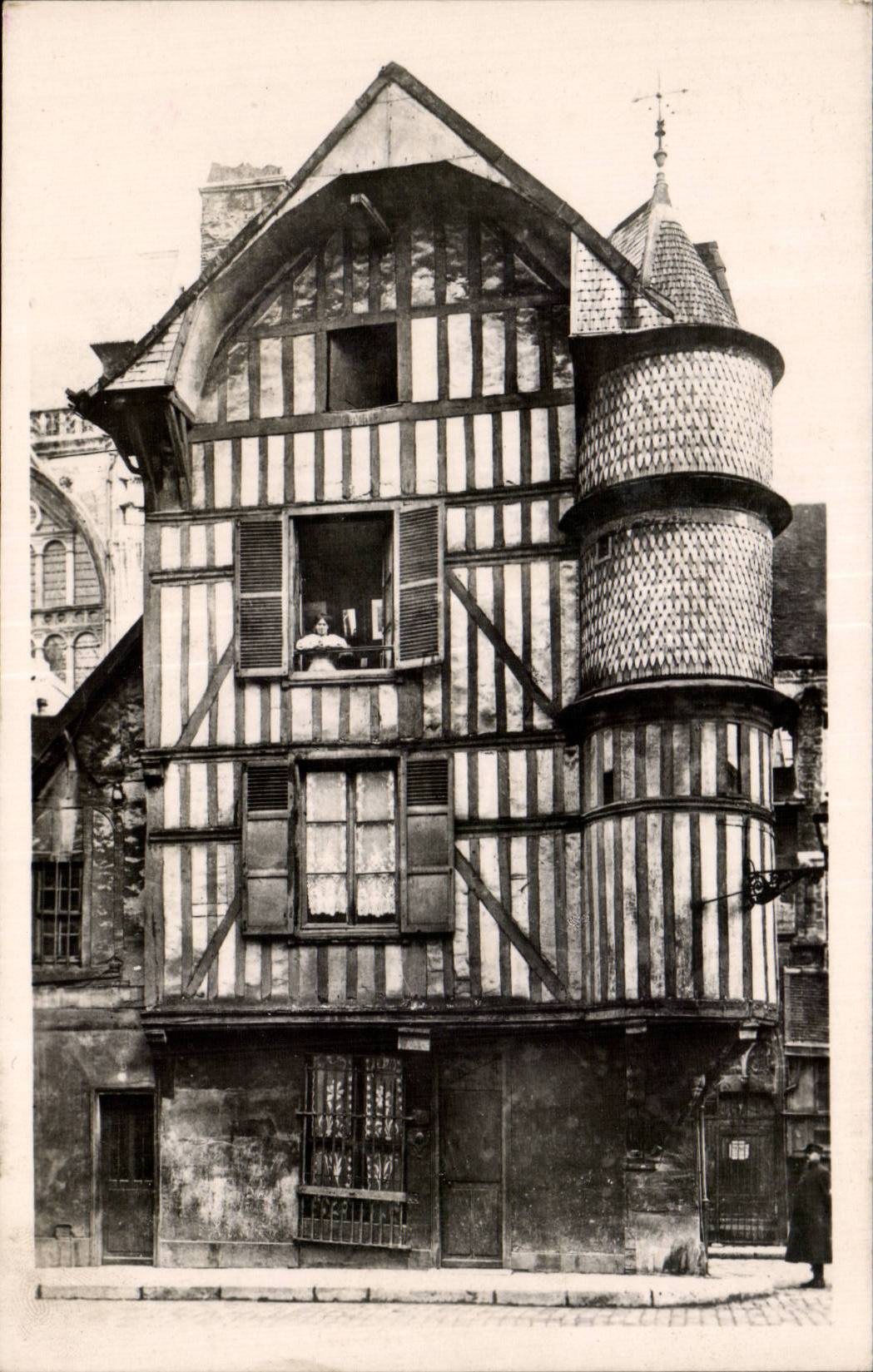 Troyes - Street Champeaux 9 - the Turret of Goldsmith - CPA