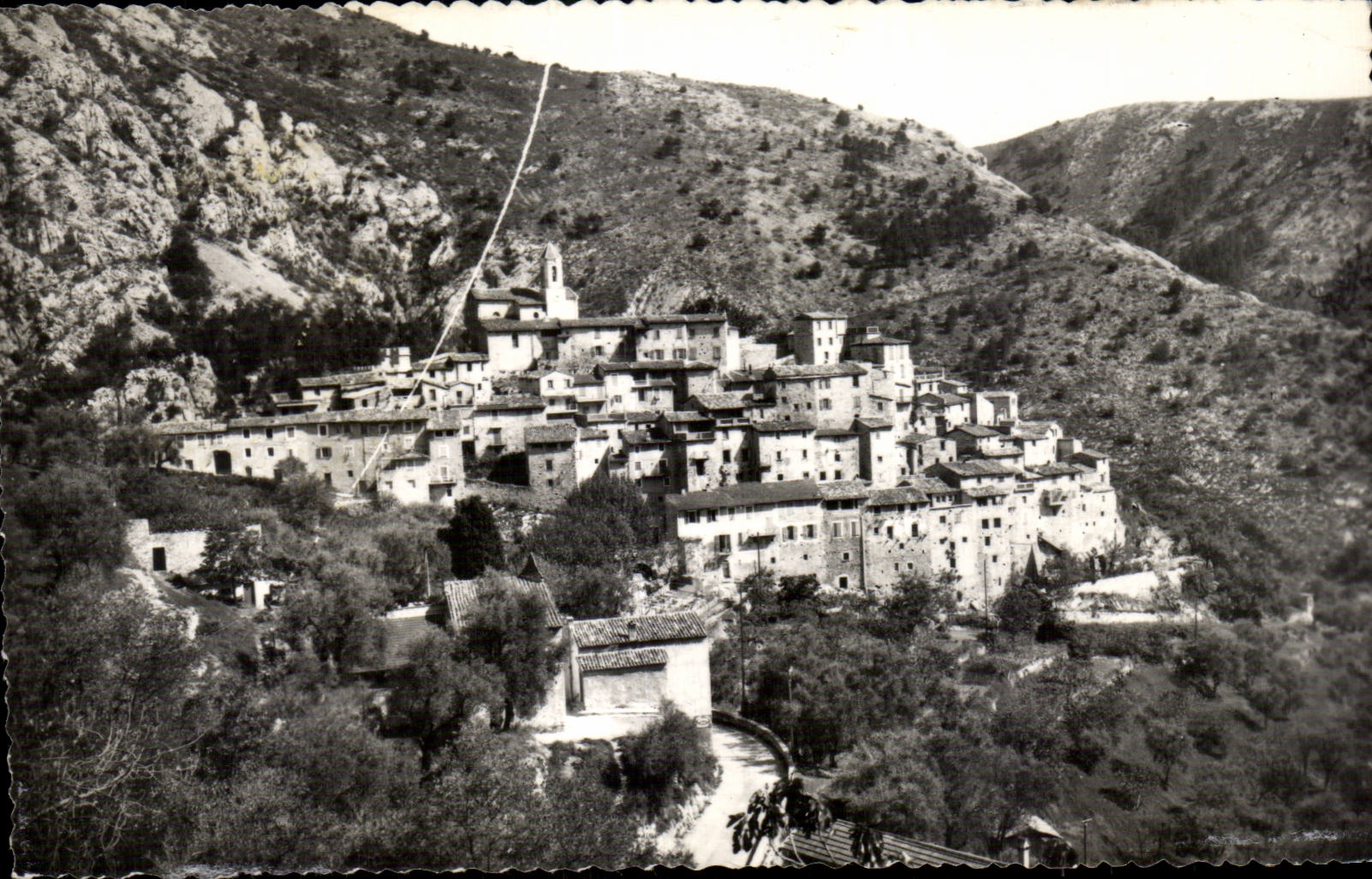 Peillon - Vue Generale - CPA 