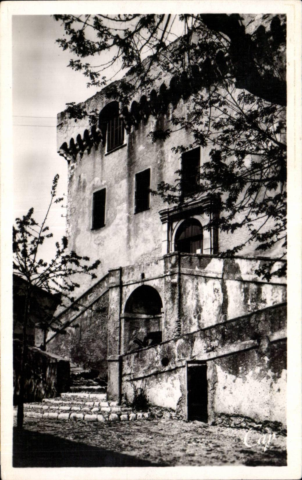 Cagnes on Sea - Entrance of the Castle - CPSM