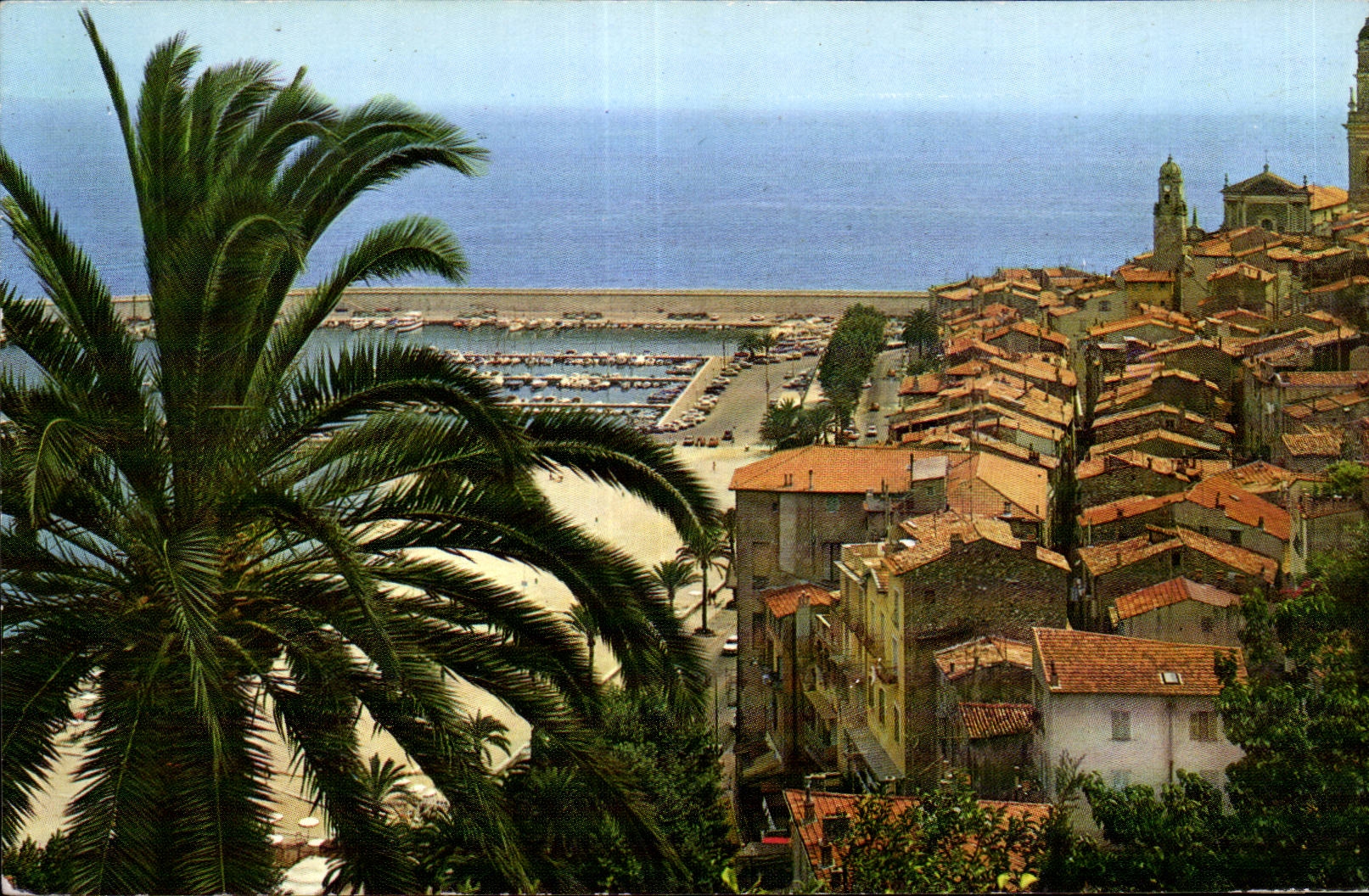 Menton - L Echapee sur la Vieille Ville - L Eglise Saint Michel - CPA 