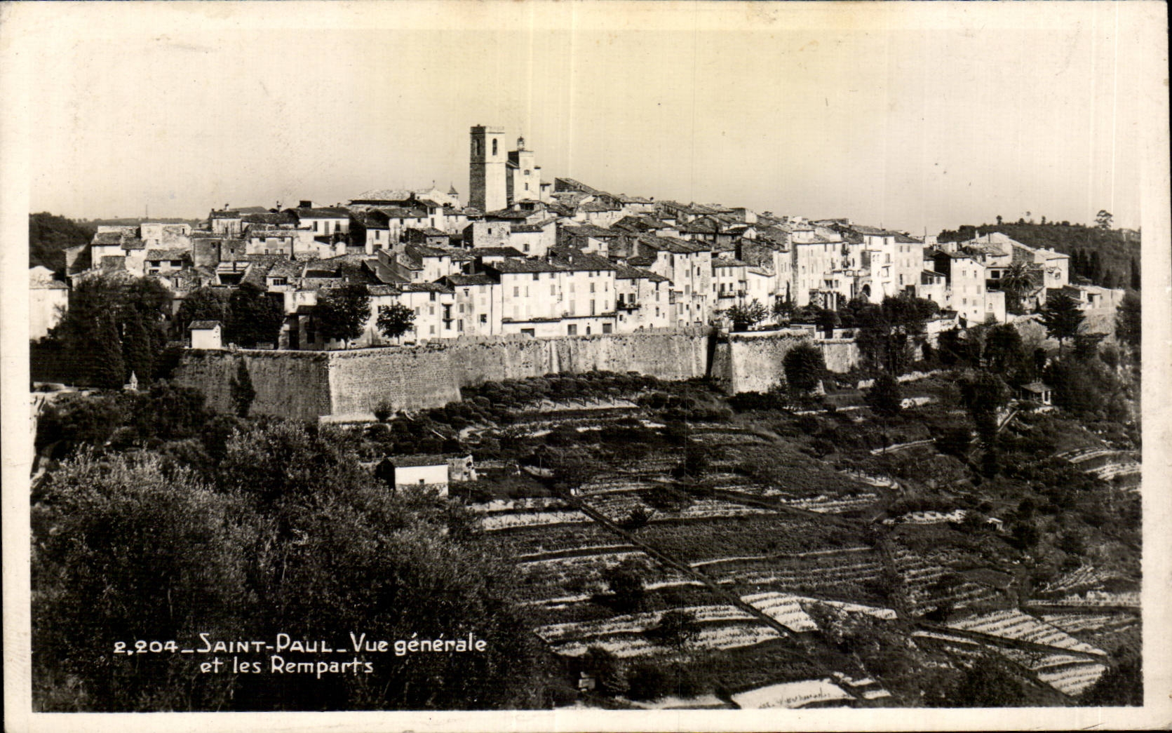 Saint Paul - Vue Generale - Les Remparts - CPA
