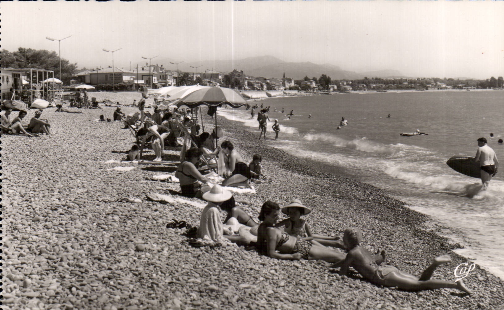 Cros de Cagnes - La Plage - CPA 