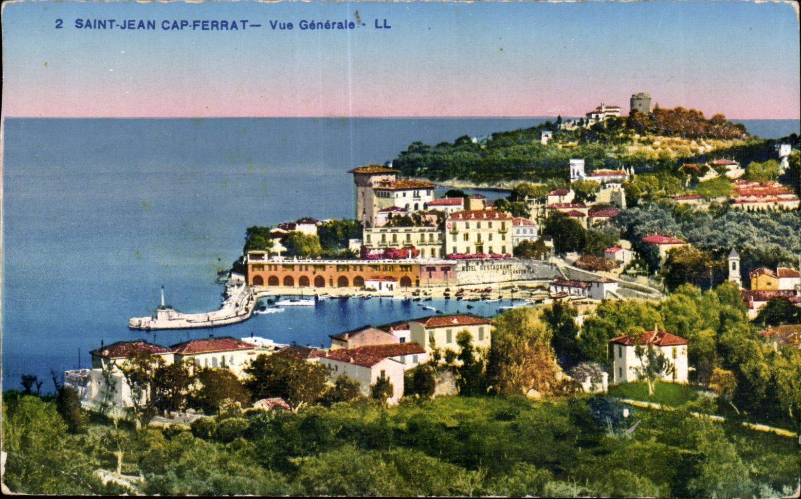 Saint Jean Cap Ferrat - Vue Generale - CPA