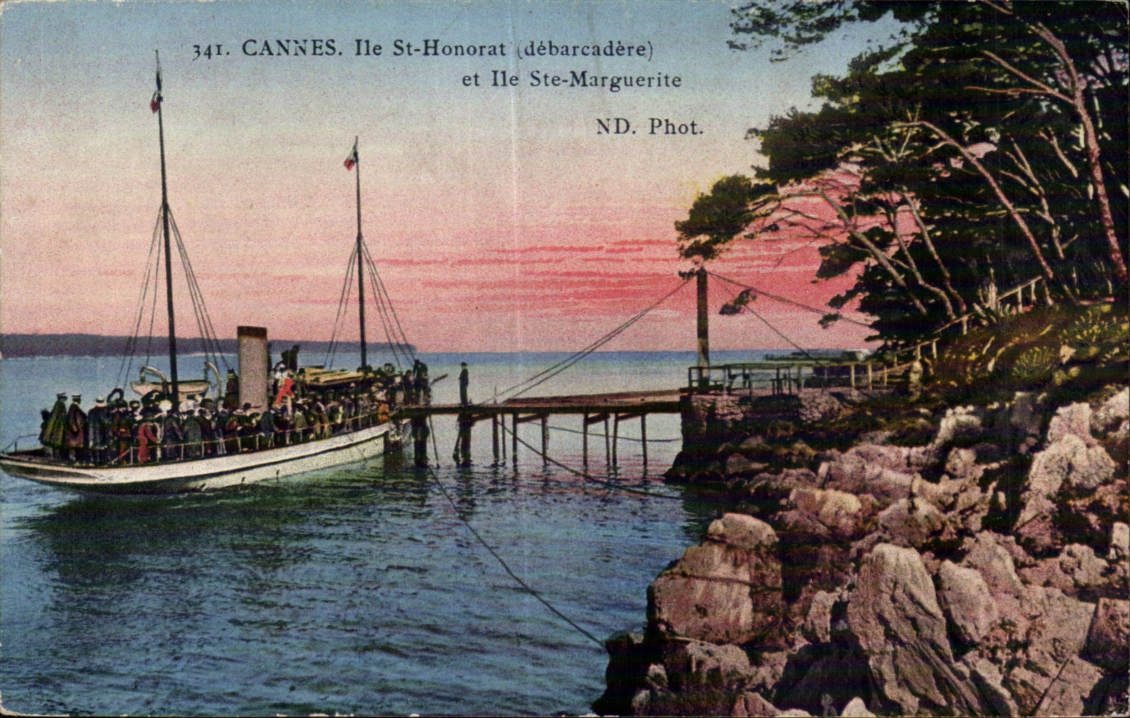 Cannes - Island St Honorat and Ile Marguerite Boat - CPA