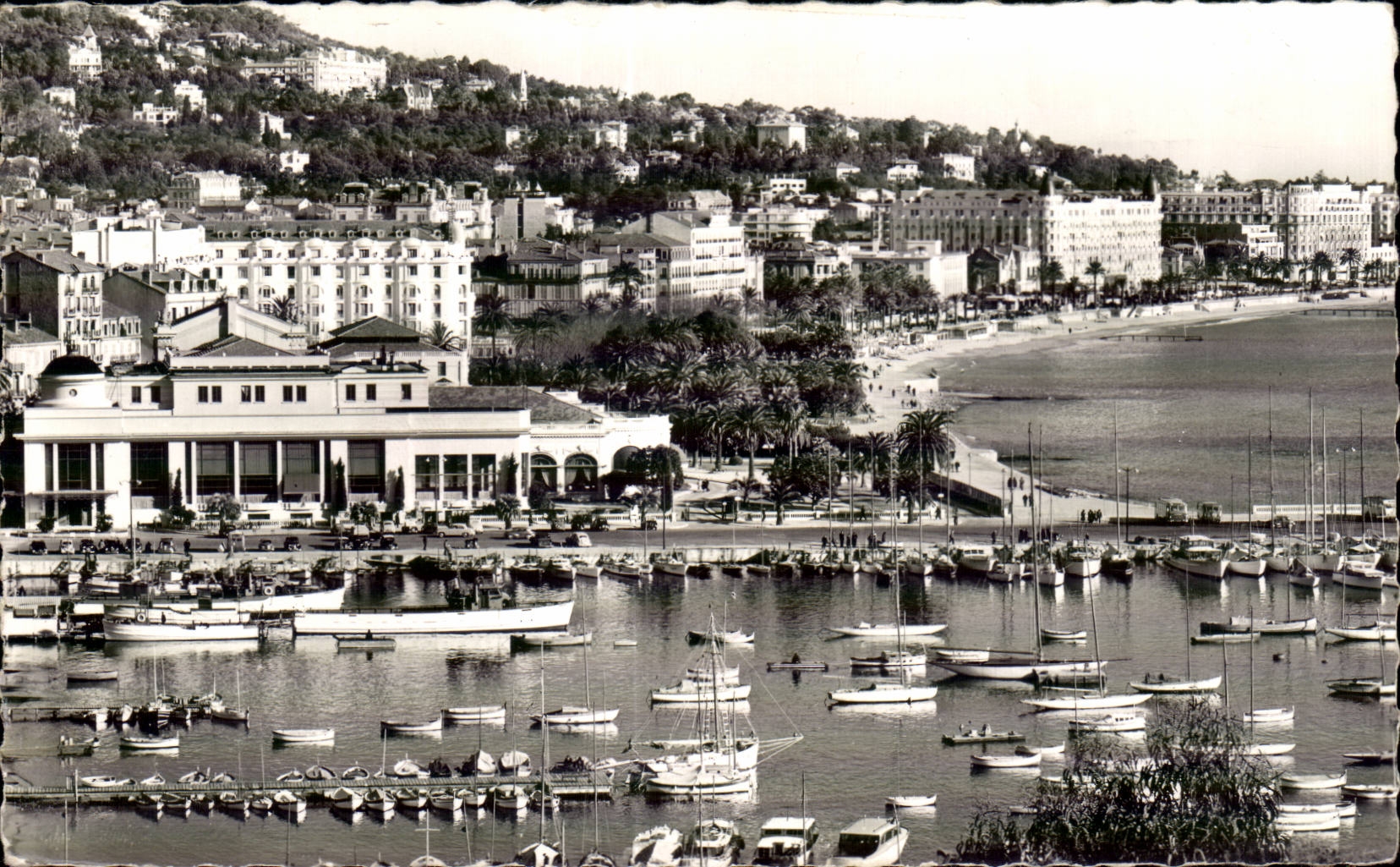 Cannes - the Port - the Casino - Crosses - CPA