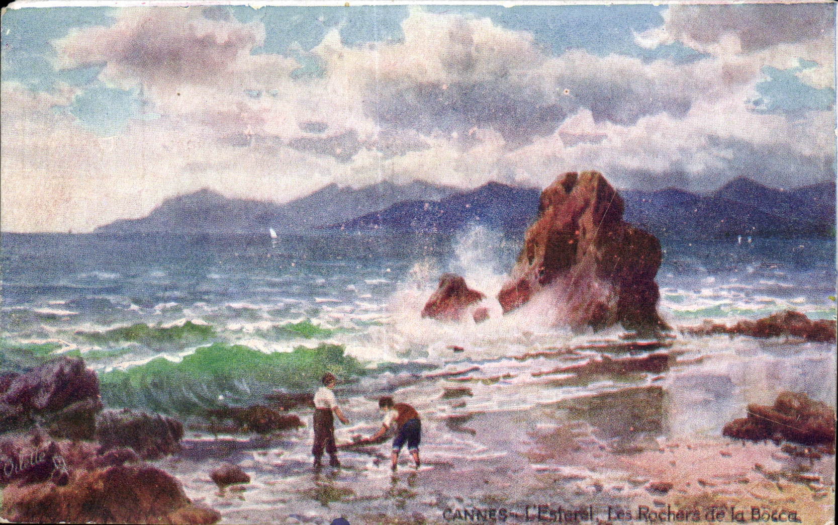 Cannes - Rocks of Bocca - CPA