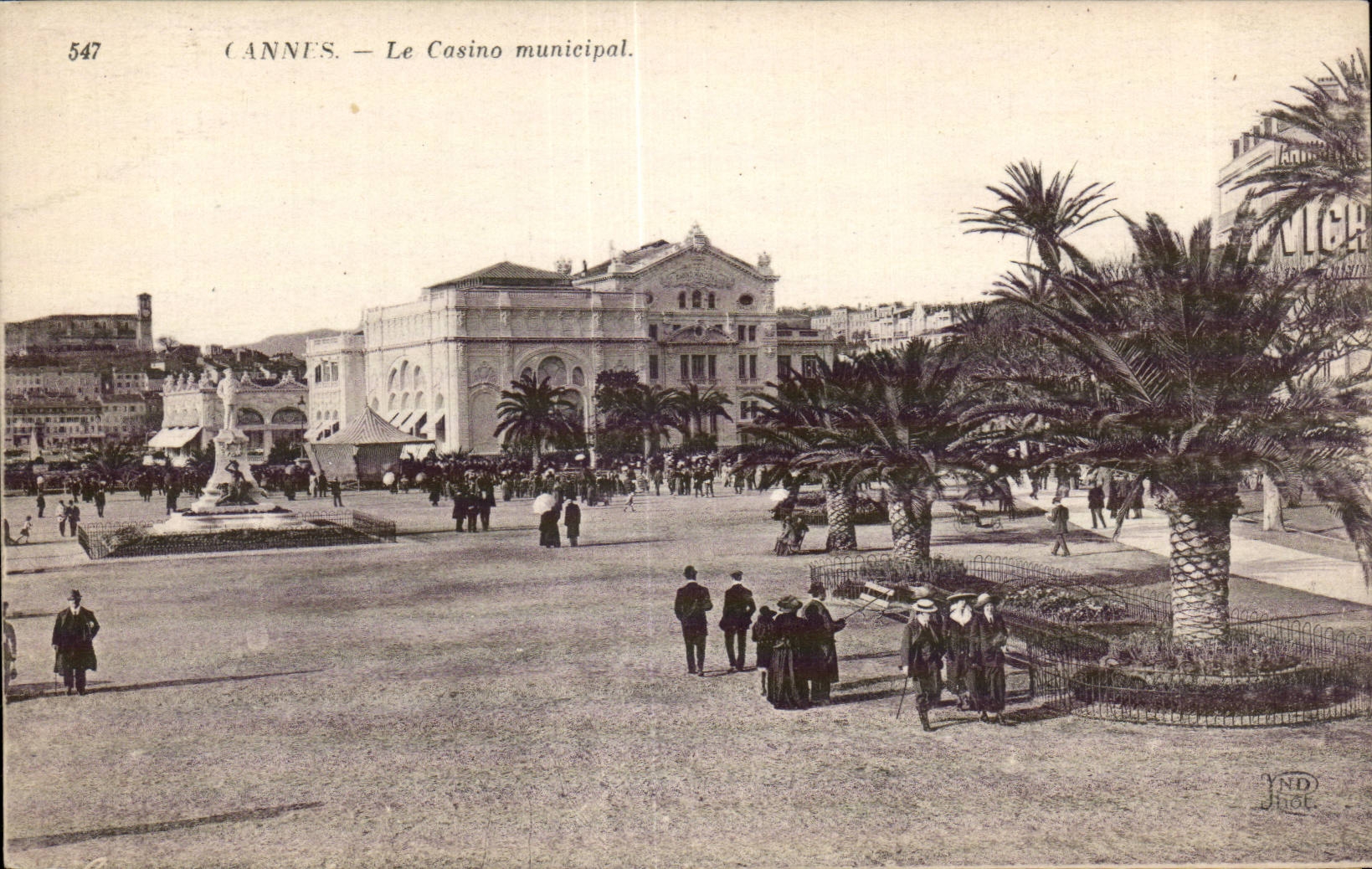 Cannes - the Municipal Casino - CPA