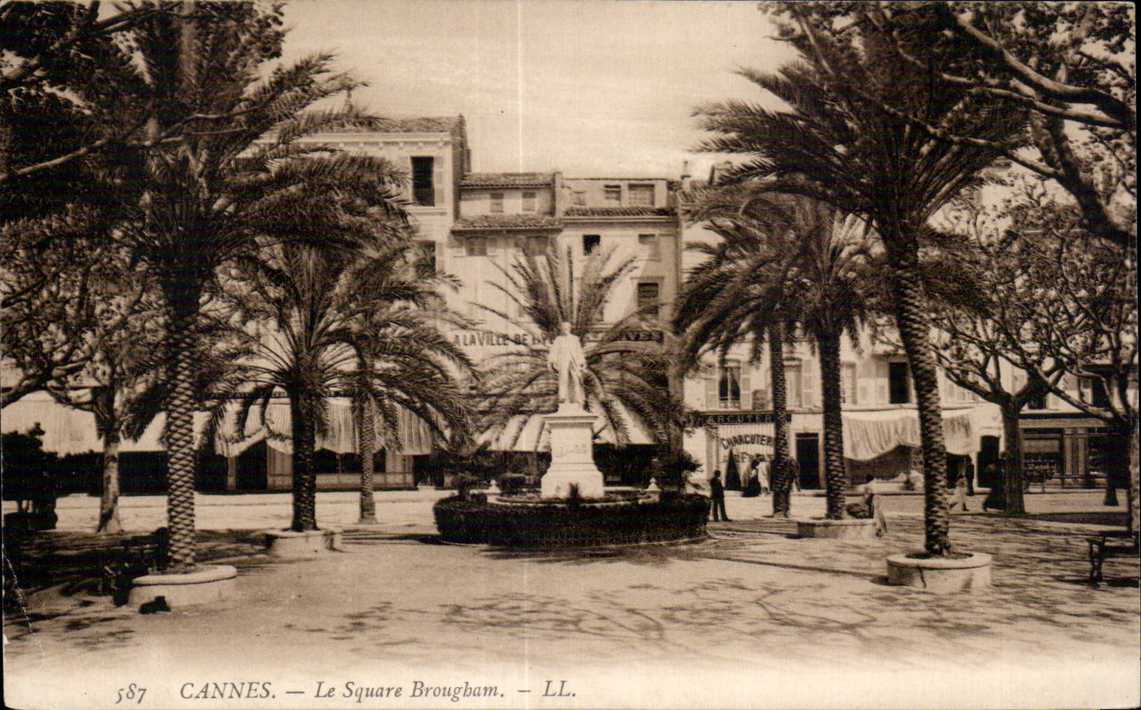 Cannes - the Brougham Public garden - CPA
