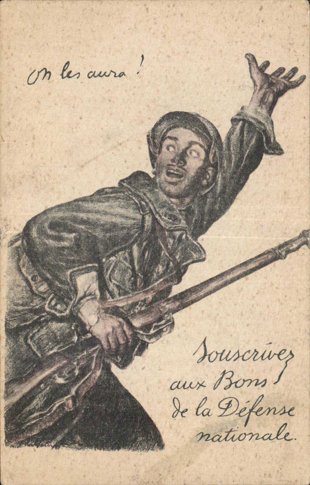 CPA Fantaisie Militaria Subscribe to the goods of national defense