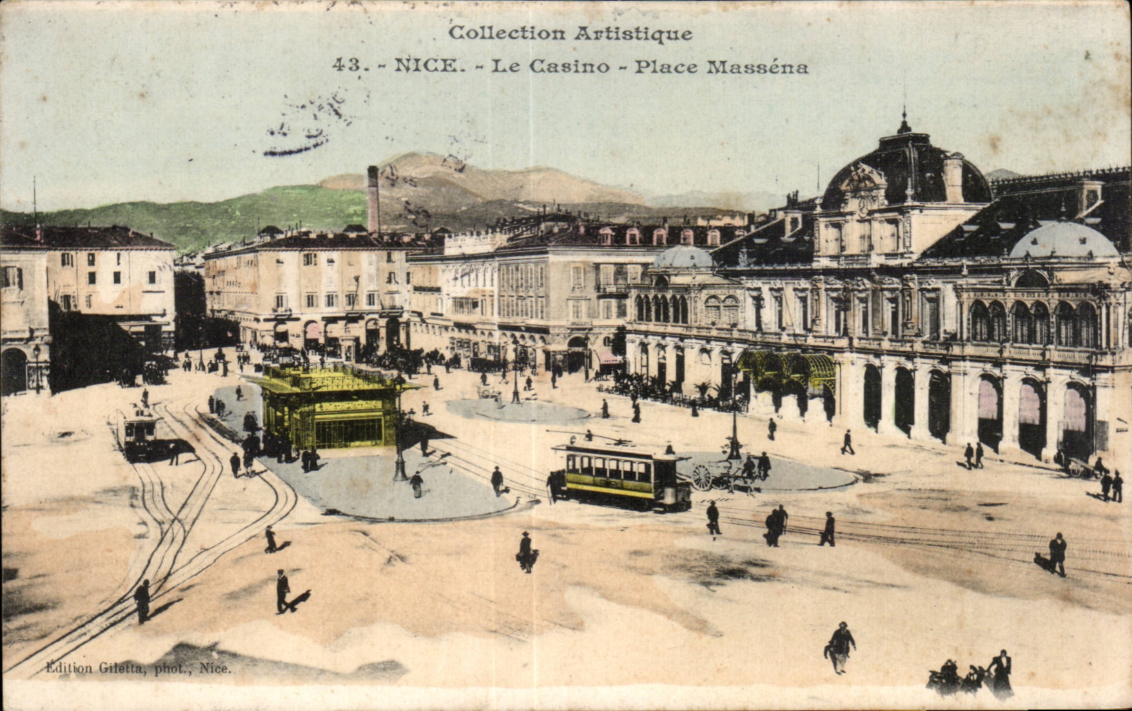 - El casino - lugar agradable de Massena - CPA