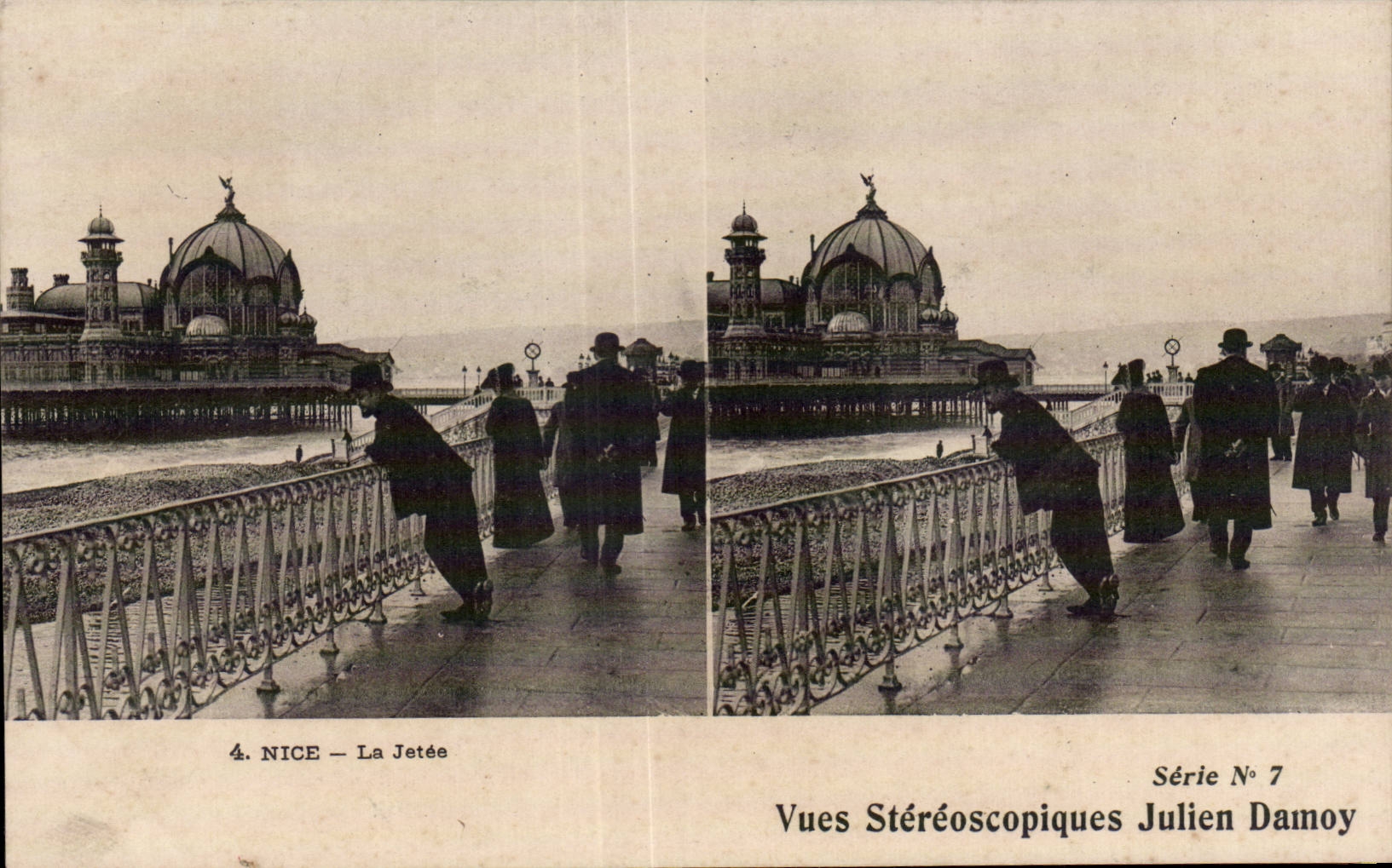 - El embarcadero - vistas agradables - Julien Damoy - CPA estereoscopico