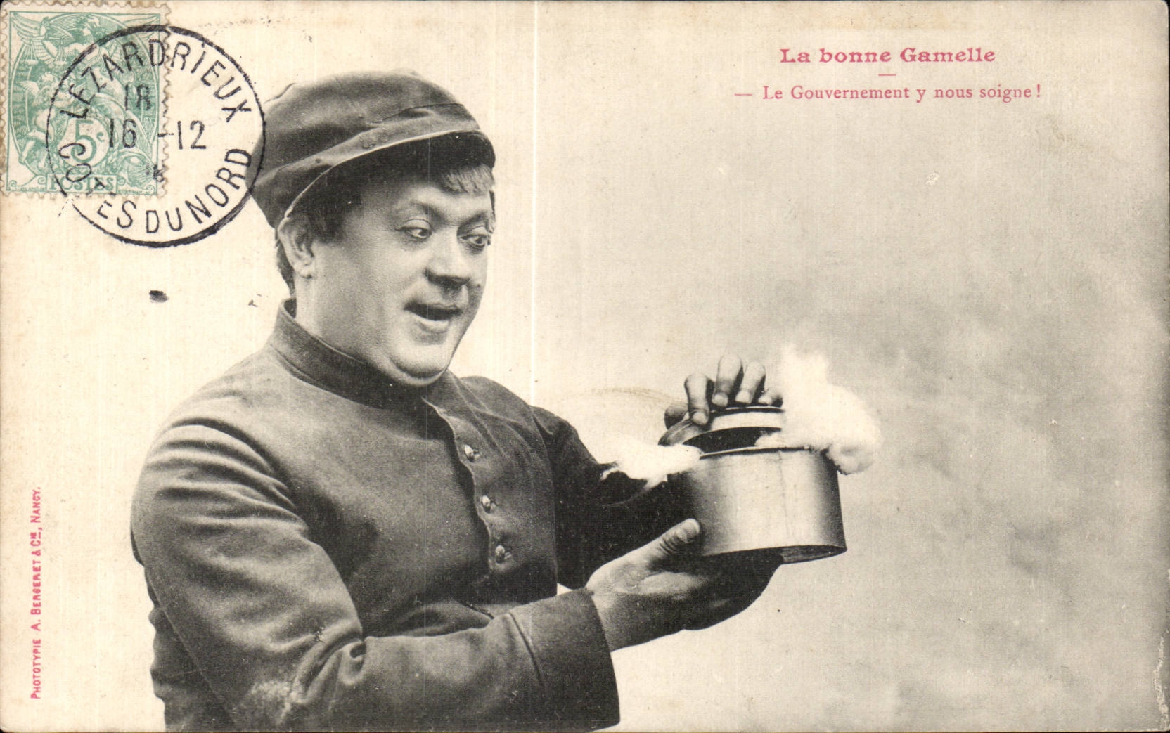 CPA Fantaisie Militaria Humor the government looks after us there!