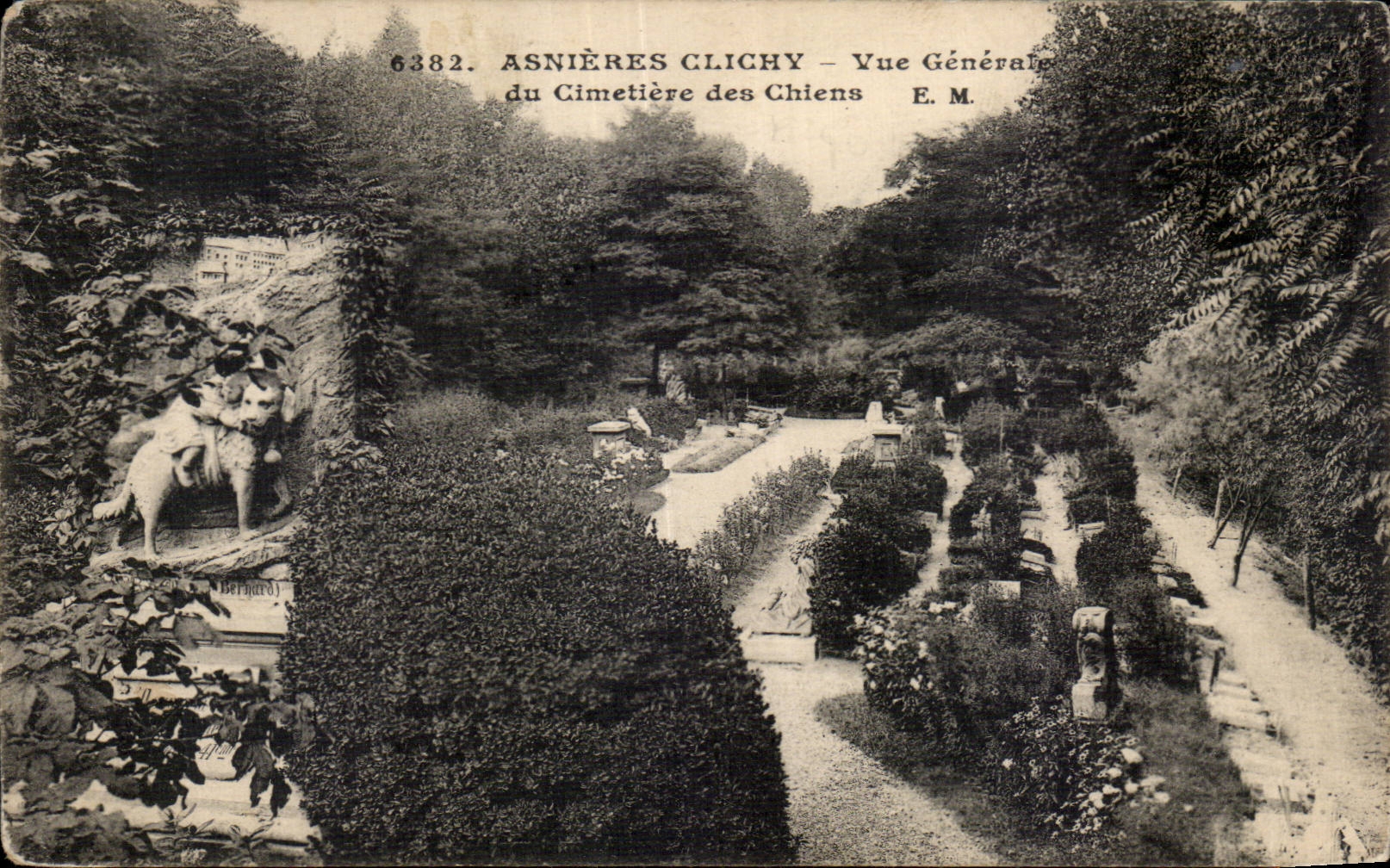 Asnieres Clichy - Vue Generale - Cimetiere des Chiens - CPA