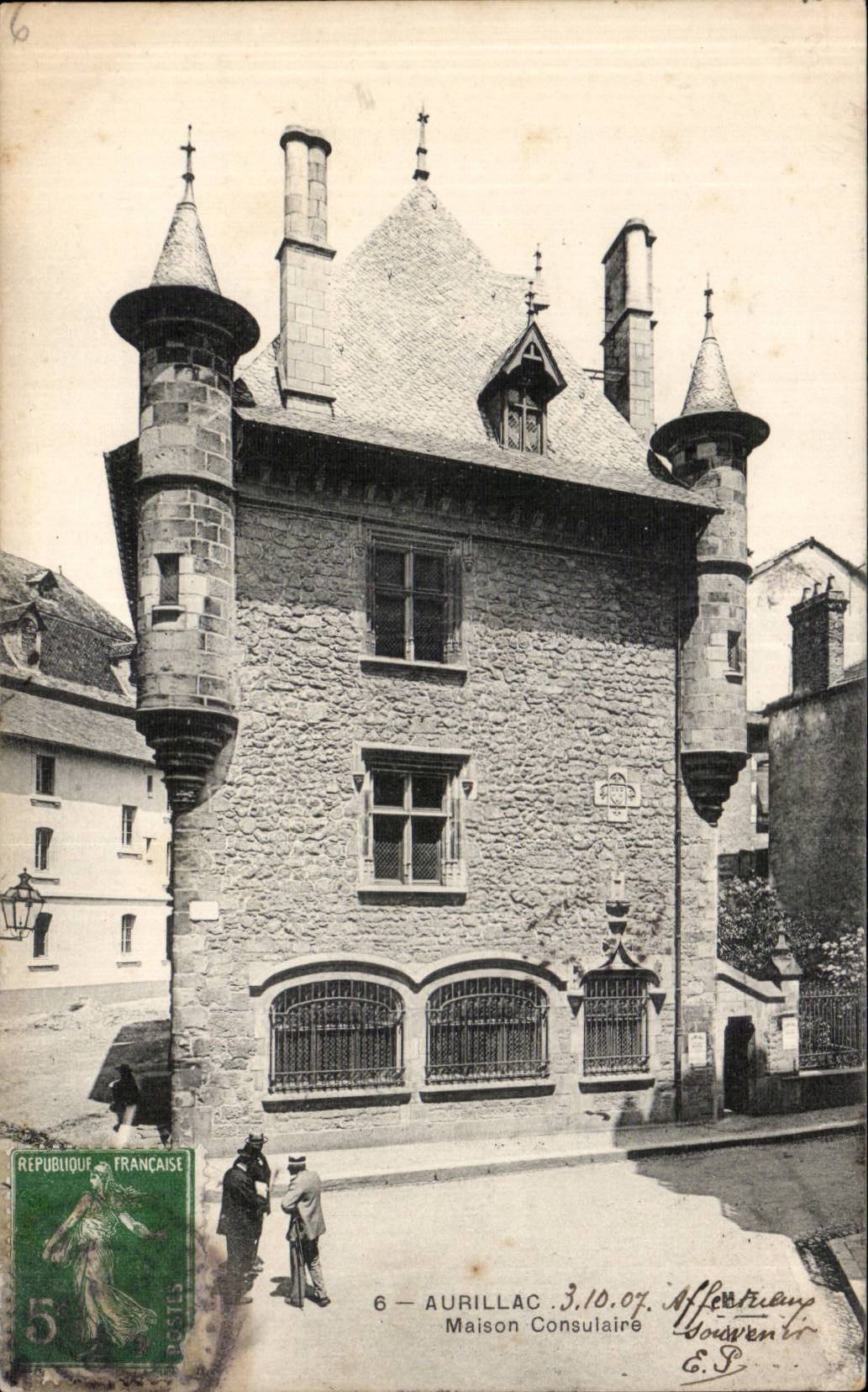 Aurillac - Facade de la Maison Consulaire - CPA