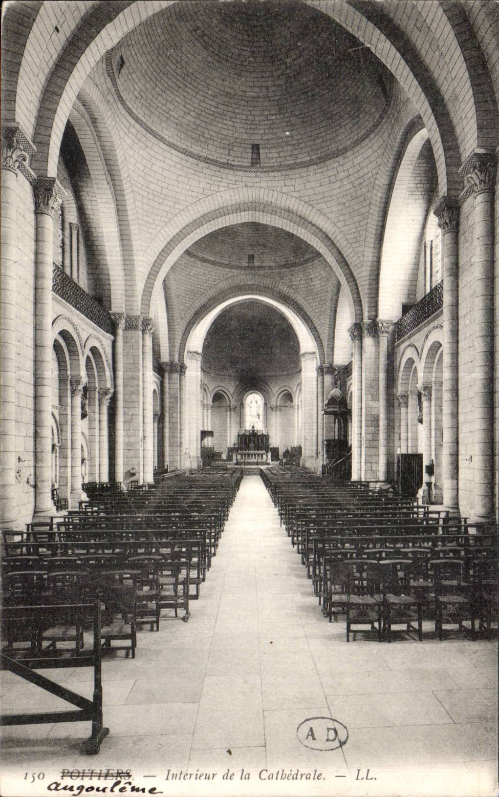 Angouleme - the Cathedral - CPA