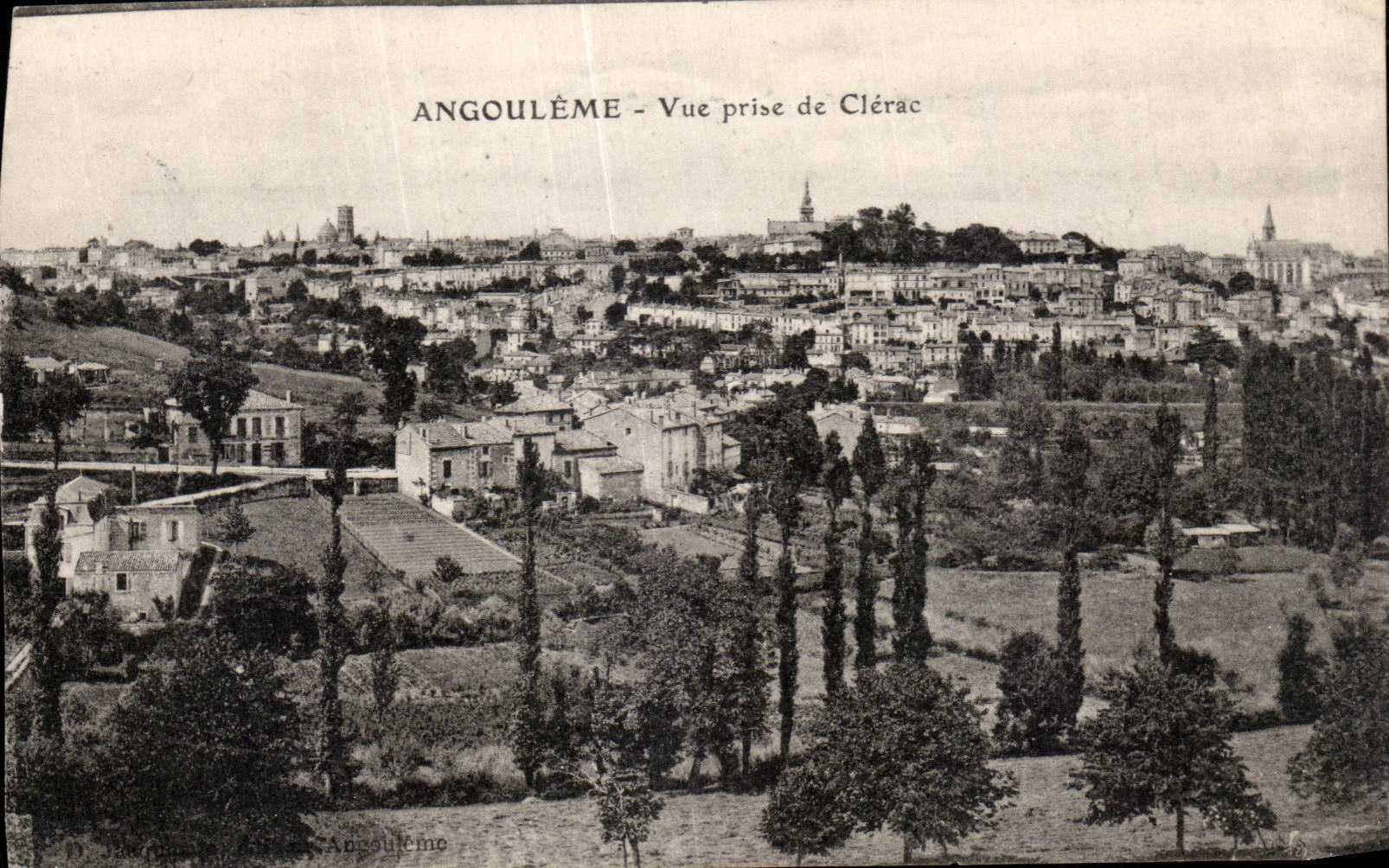Angouleme - Seen from of Clerac - CPA