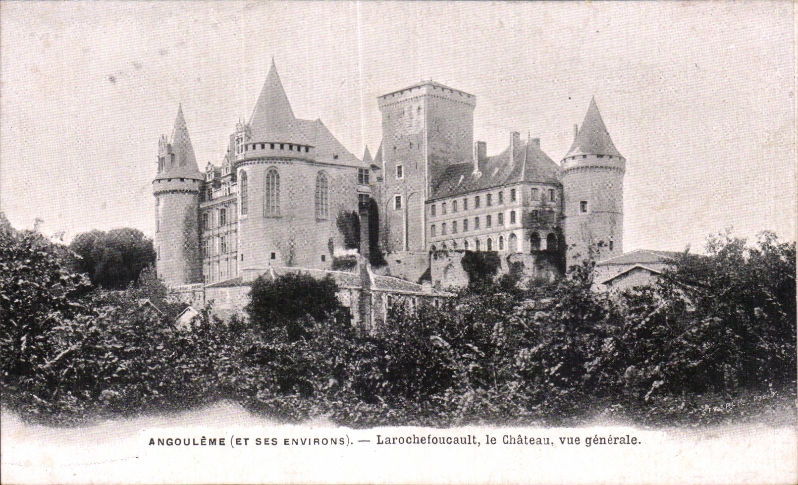 Angouleme - the Castle - Larochefoucault - View - CPA