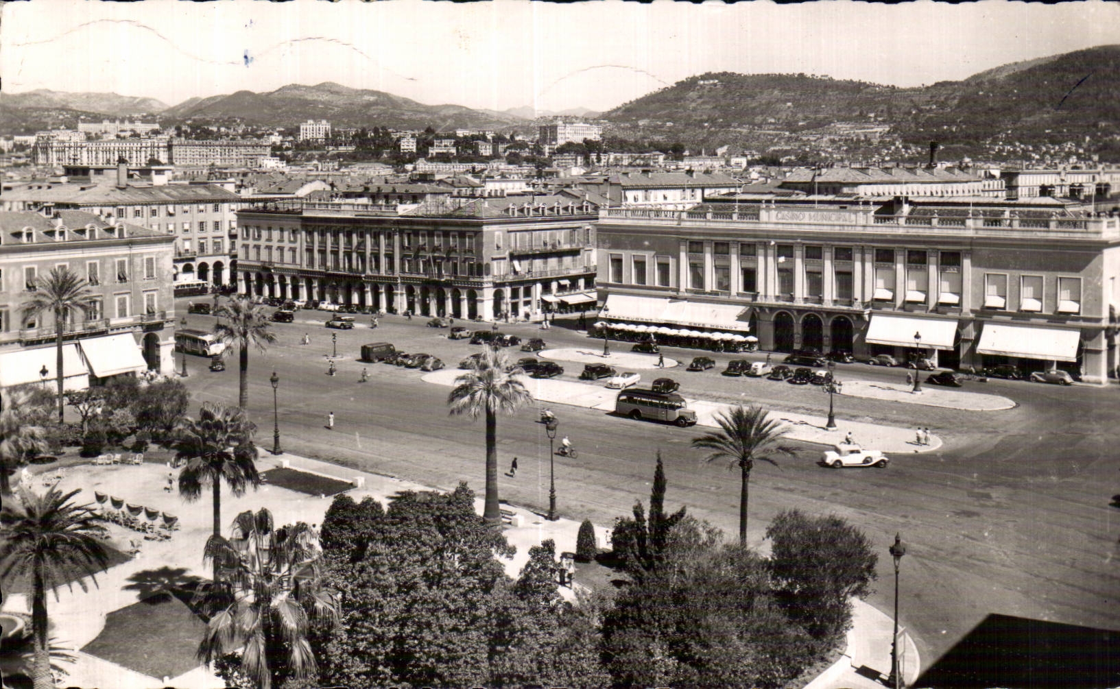 Agradable - lugar de Massena - el casino municipal - CPA