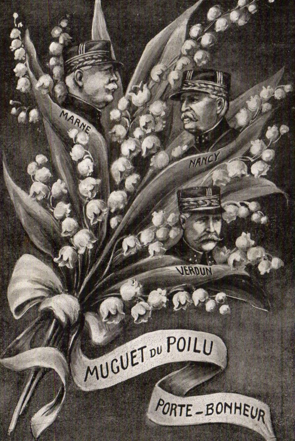 Militaria - Humorous - Humor - Illustration - Lily of the valley of the Hairy one - Gate Happiness - Lily off the Valley - CPA