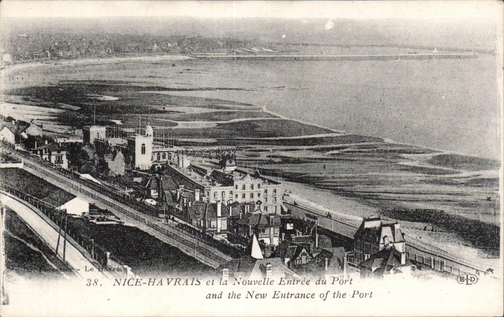 Havrais agradable - la entrada de las noticias del puerto - CPA