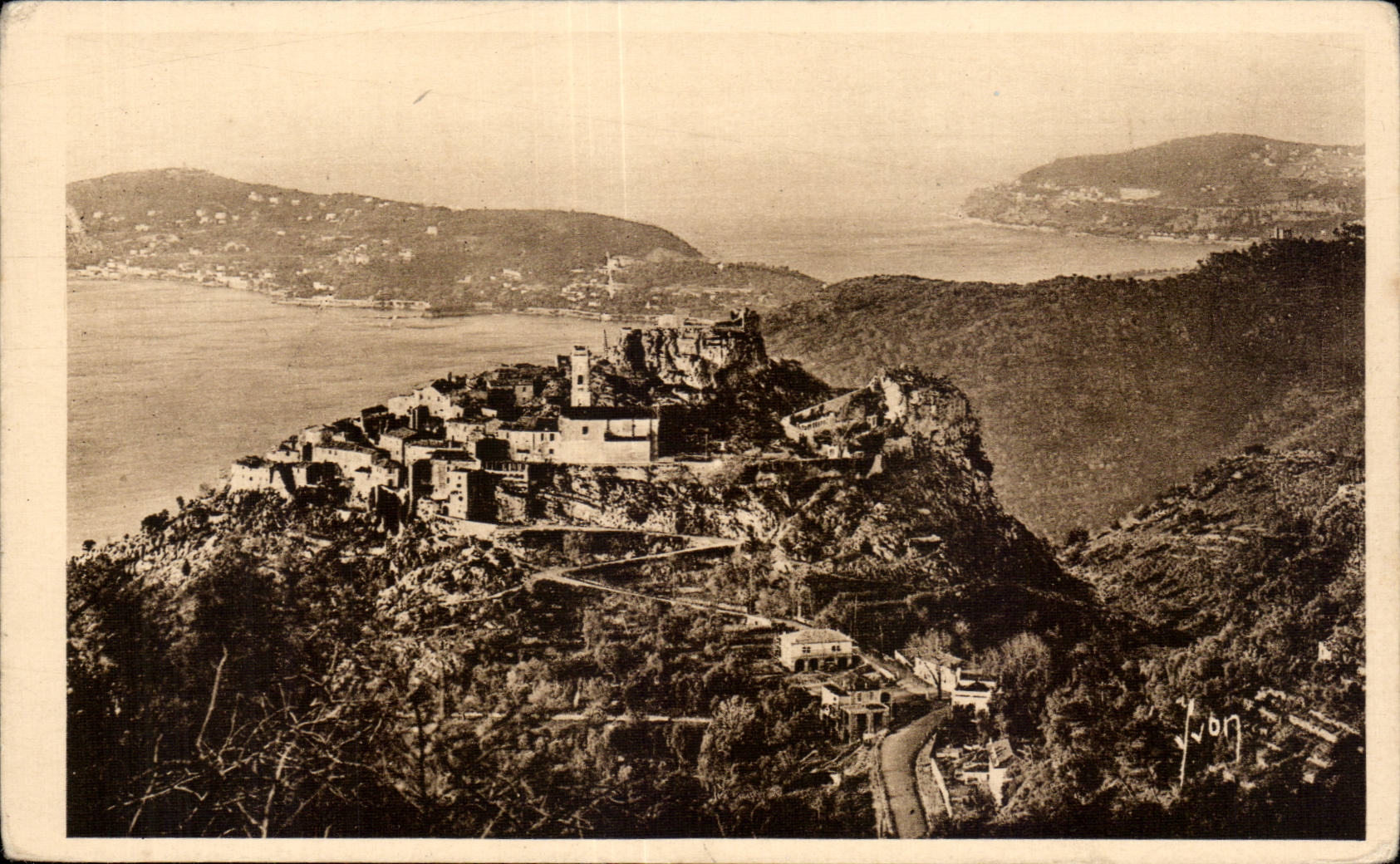 Eze - Vue Generale - CPA 