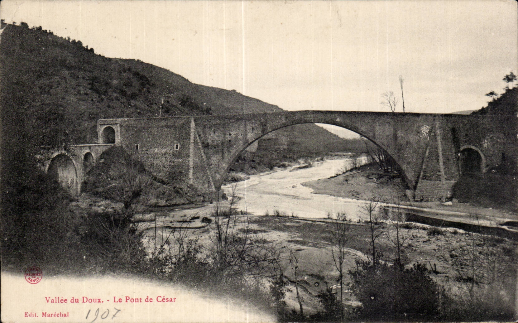 Vallee du Doux - Le Pont de Cesar - CPA