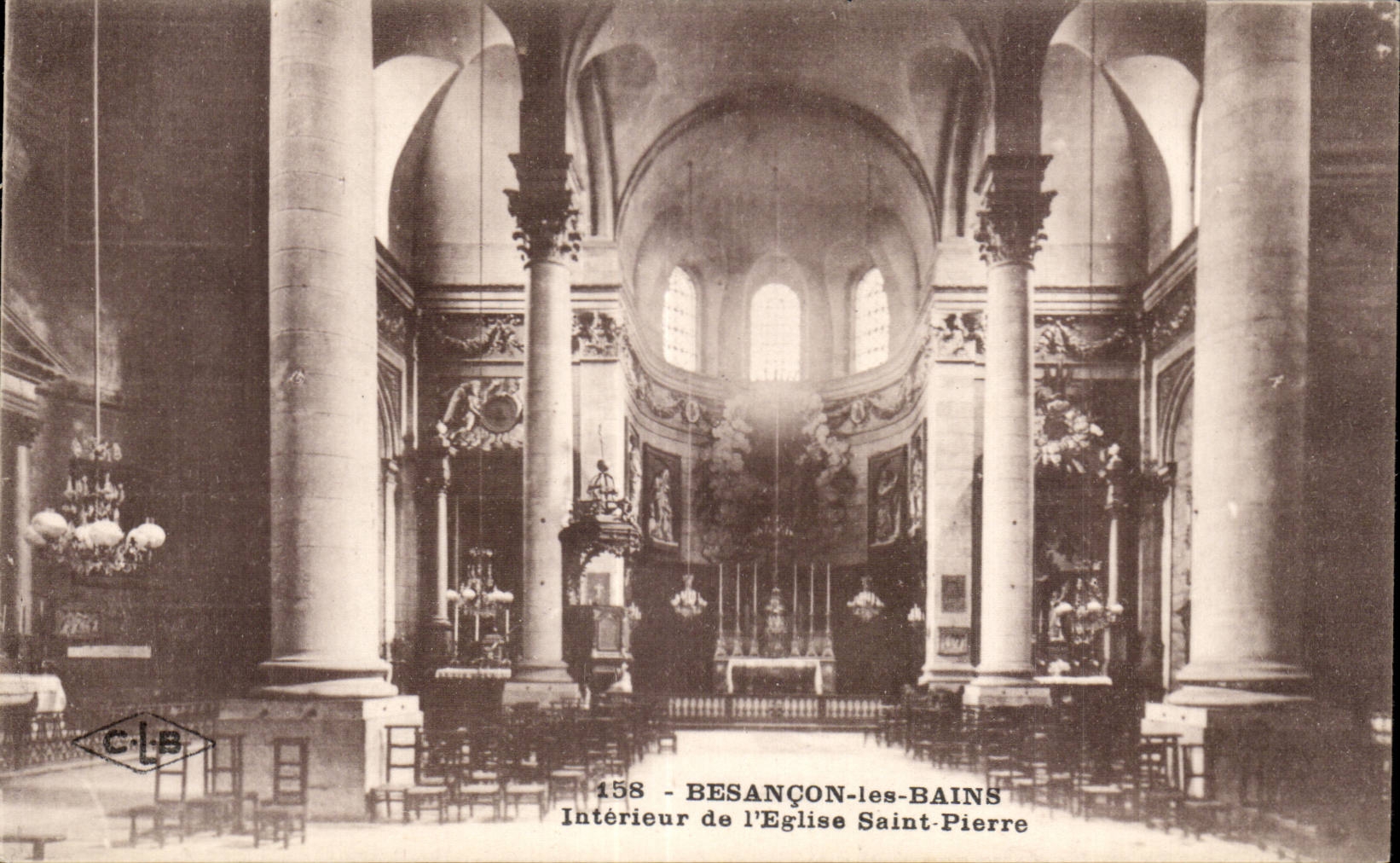 Besancon les Bains - L Eglise Saint Pierre - CPA