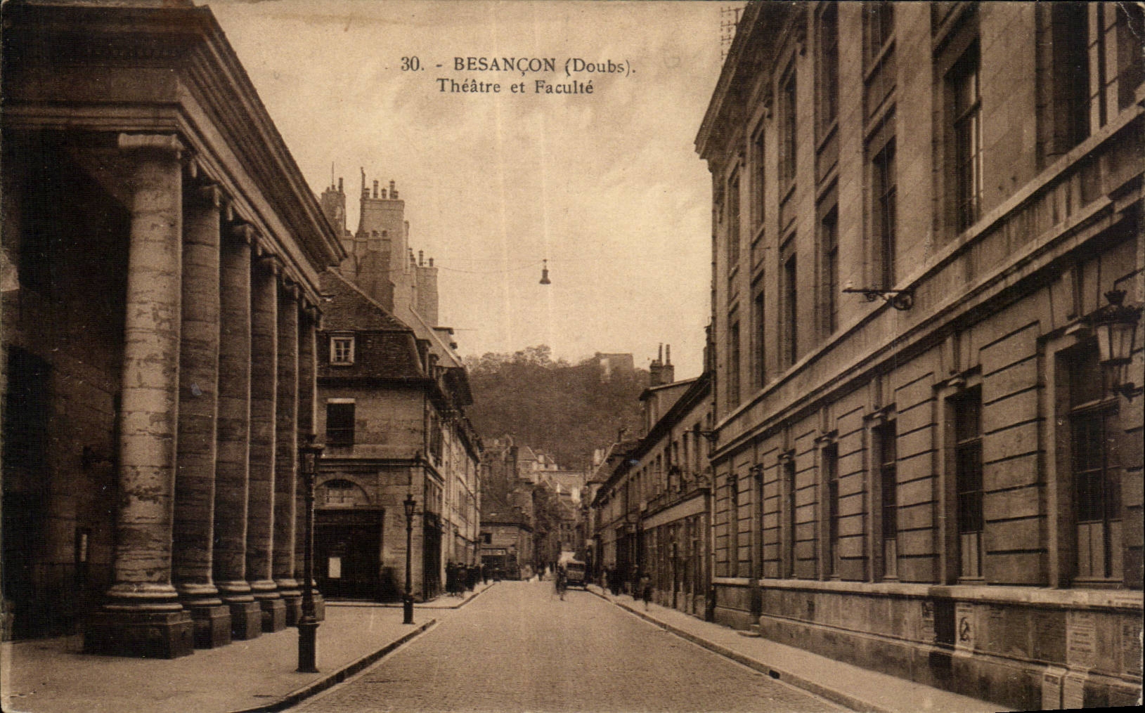 Besancon - Theatre et Faculte - CPA