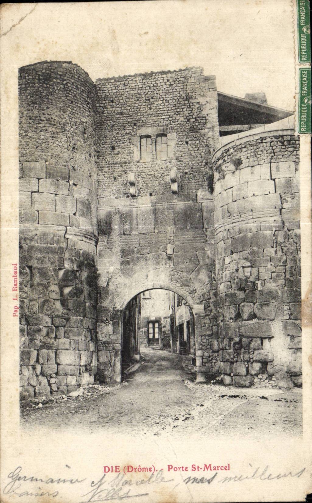 CPA Die Porte St Marcel