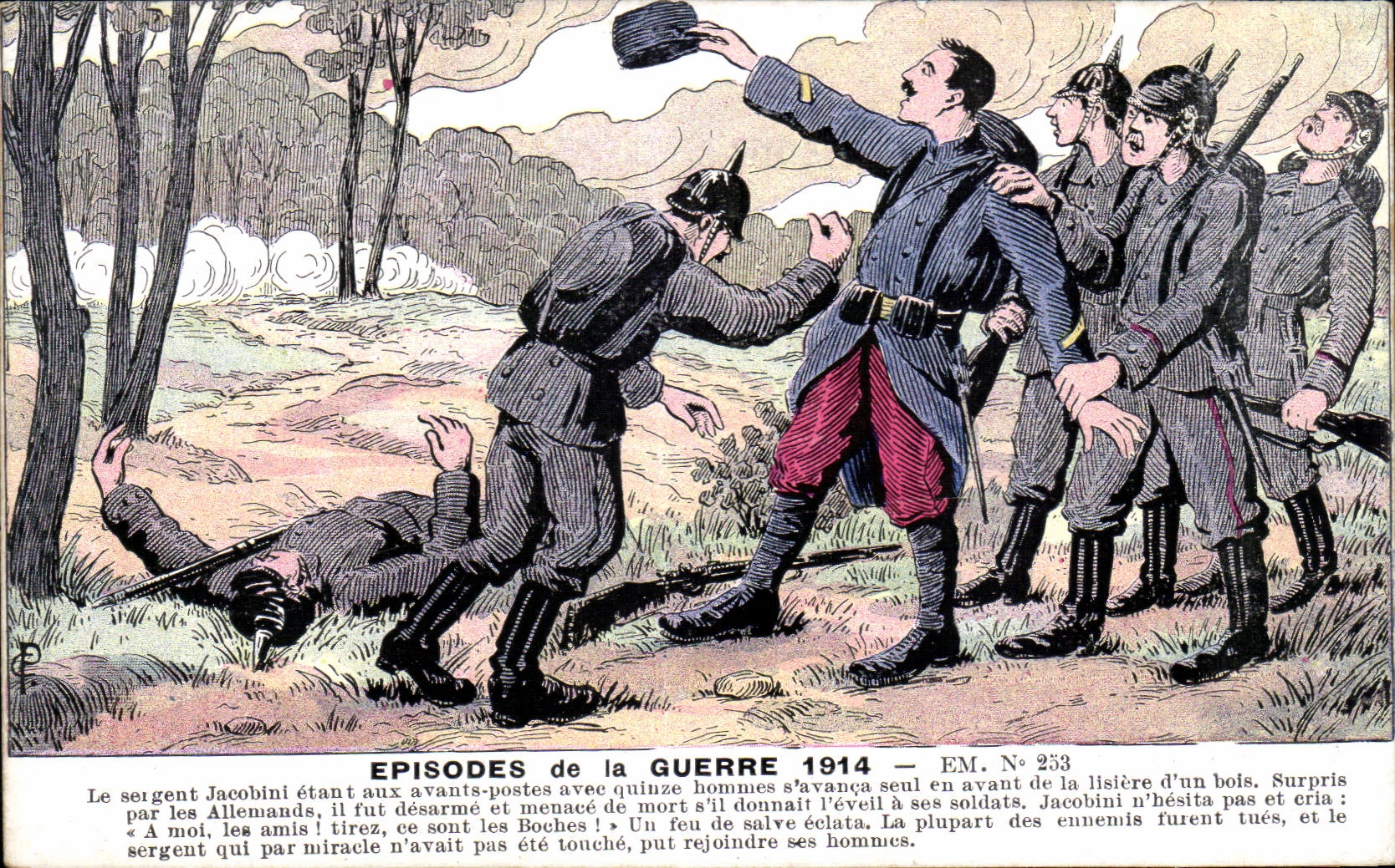 Militaria - Humor - Humorous - Illustration - Episodes of the War 1914 - CPA