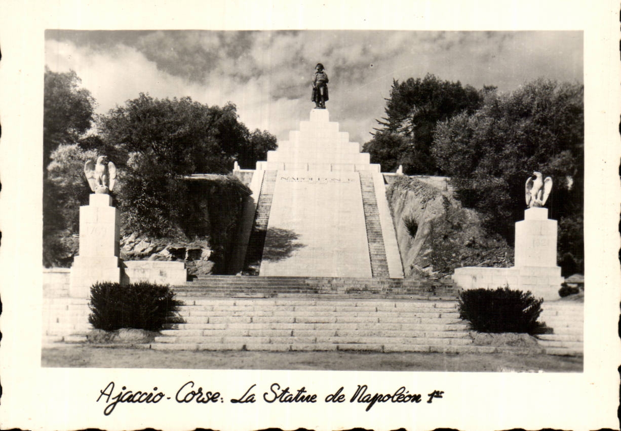 Corsica - Corsica - Ajaccio - Statue of Napoleon I - CPSM