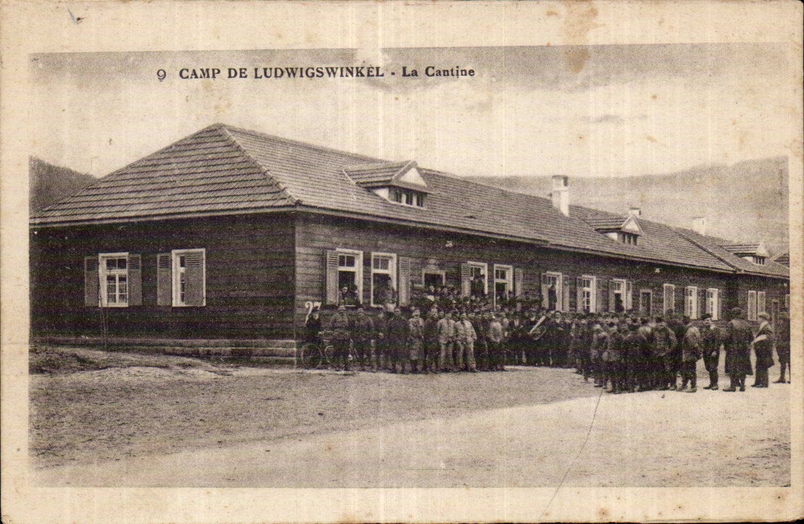 CPA Militaria Camp of Ludwigswinkel the canteen