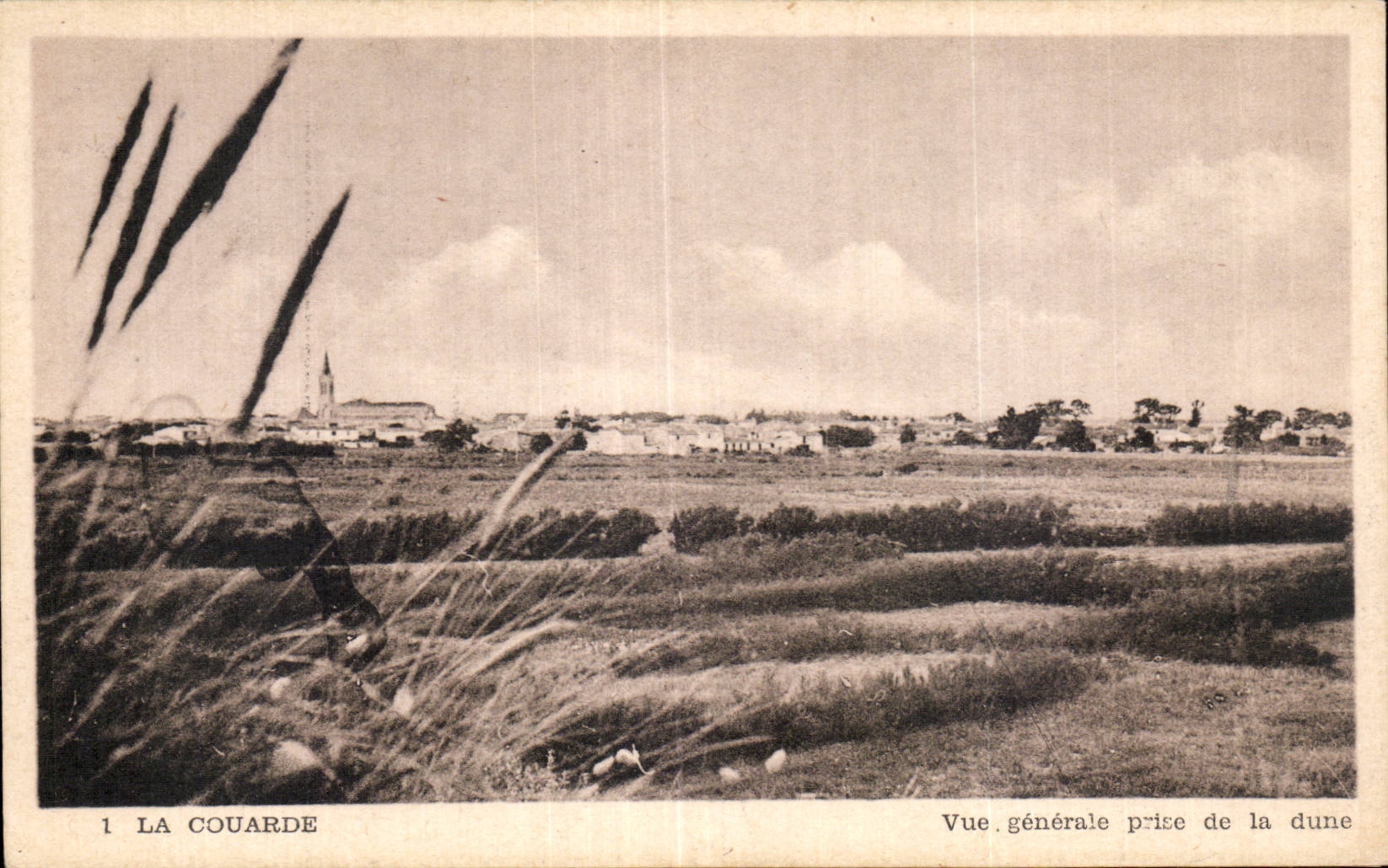 La Couarde - Vue Generale prise de la dune - CPA 