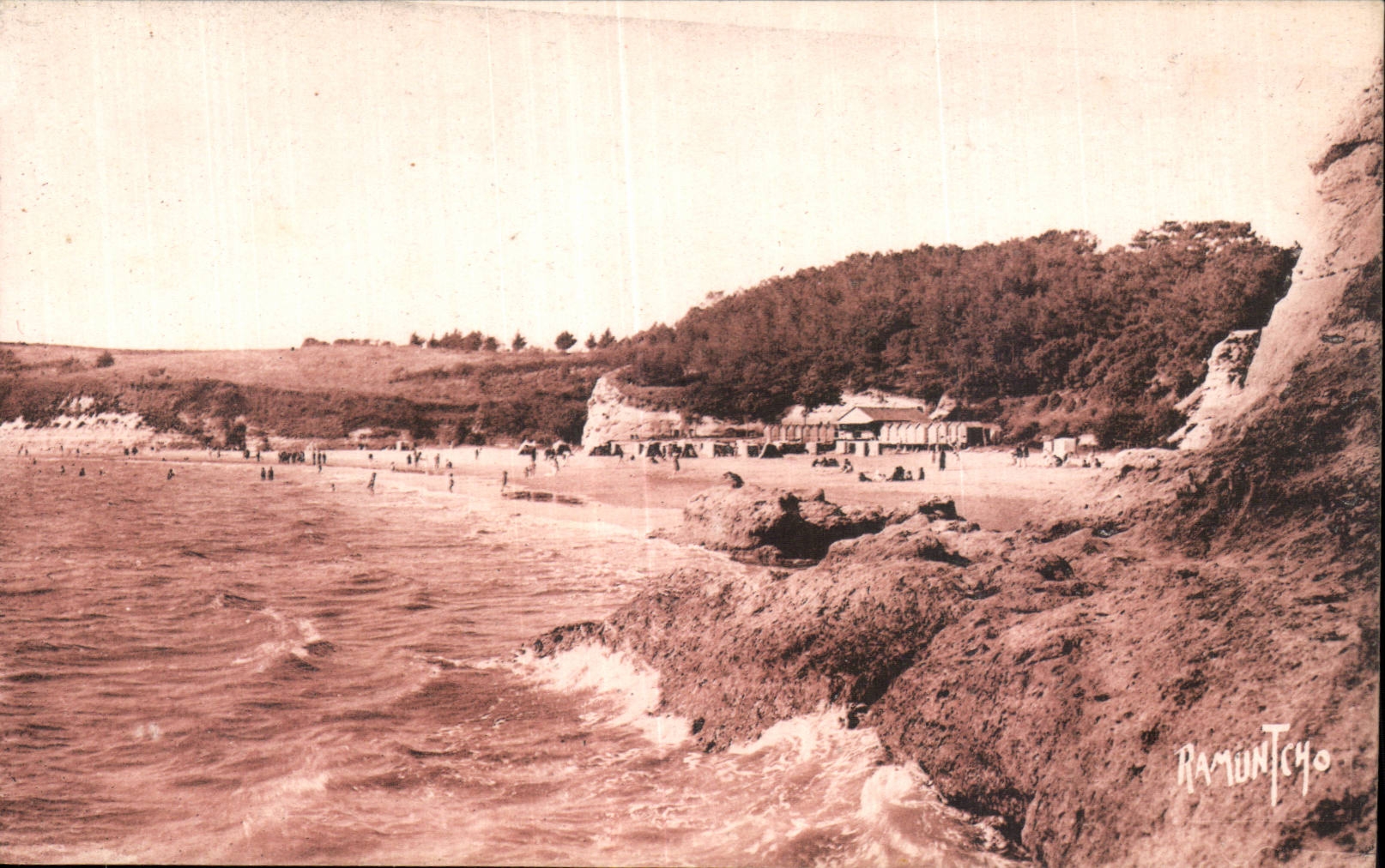 Meschers - Plage des Nonnes - CPA 