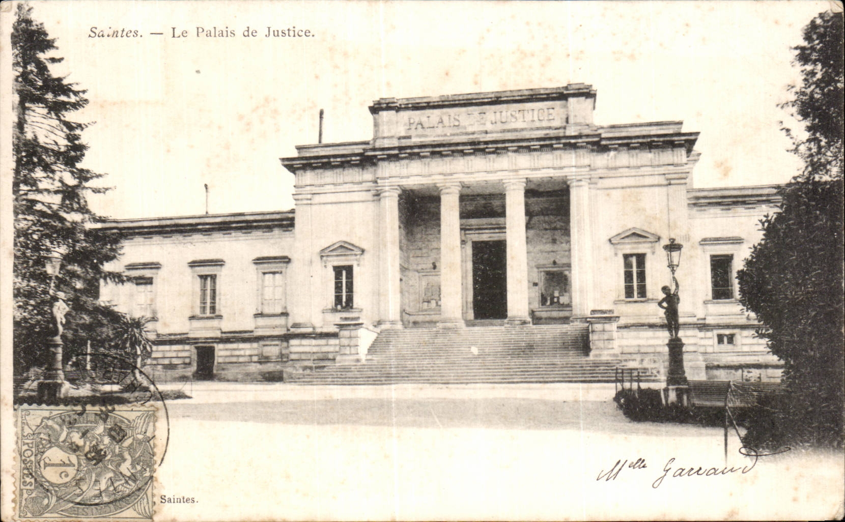 Saintes - Le Palais de Justice - CPA 