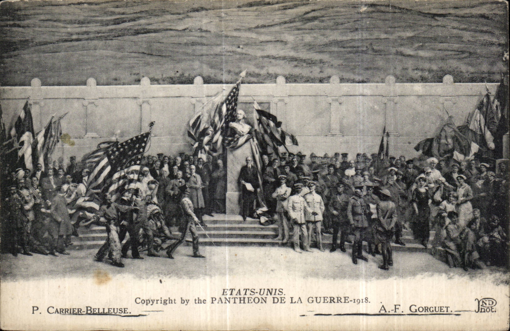 CPA Militaria the United States Carrier Belleuse Gorguet