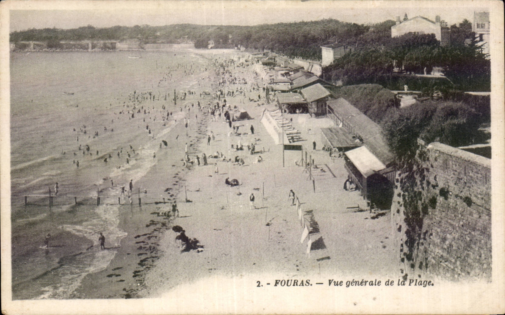 Fouras - Vue Generale de la Plage - CPA