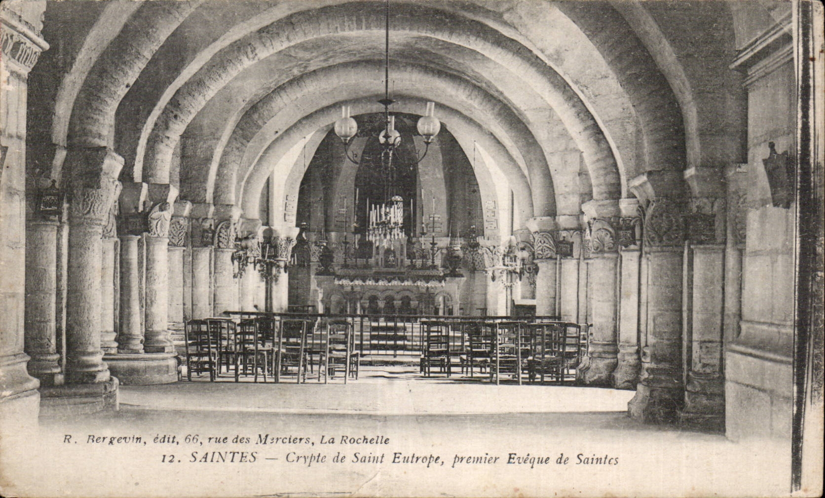 Saintes - Crypte de Saint Eutrope - CPA