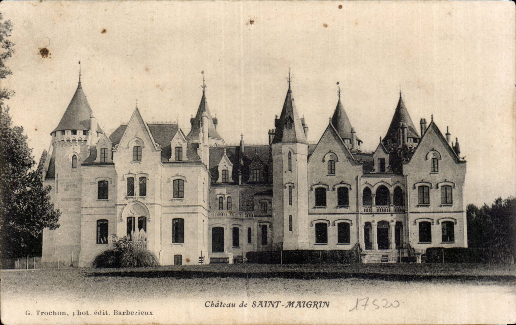 CPA Chateau de Saint Maigrin 
