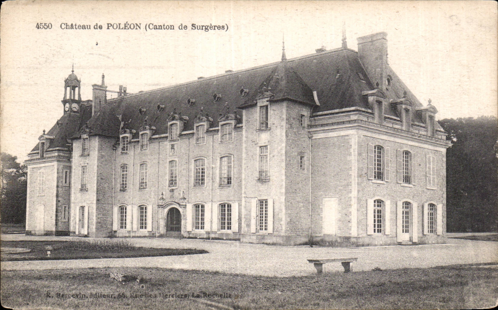 CPA Castle of Poleon Canton of Surgeres