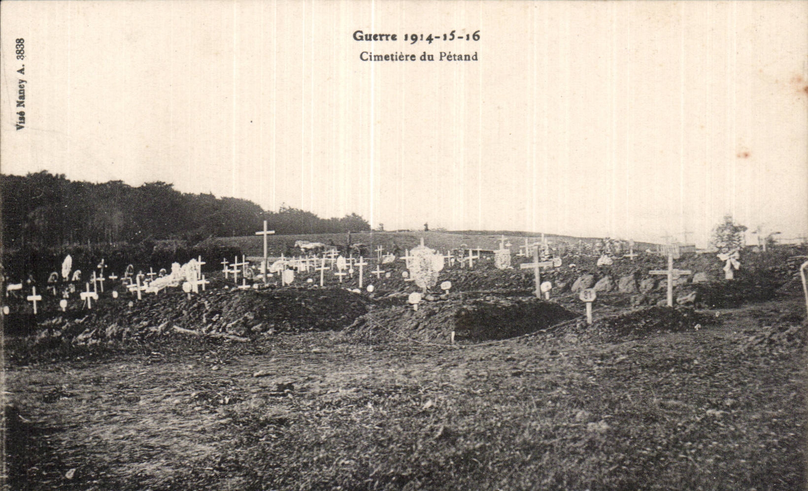 CPA Militaria War 1914 1918 Cemetery of Petand