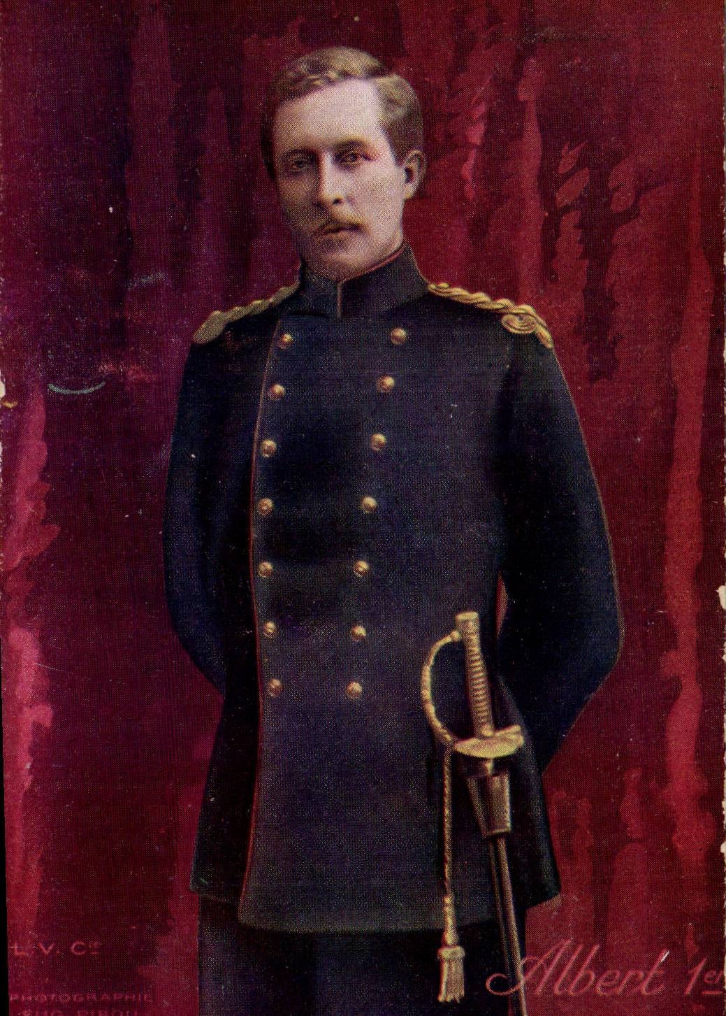 CPA Militaria Le roi Albert 1er