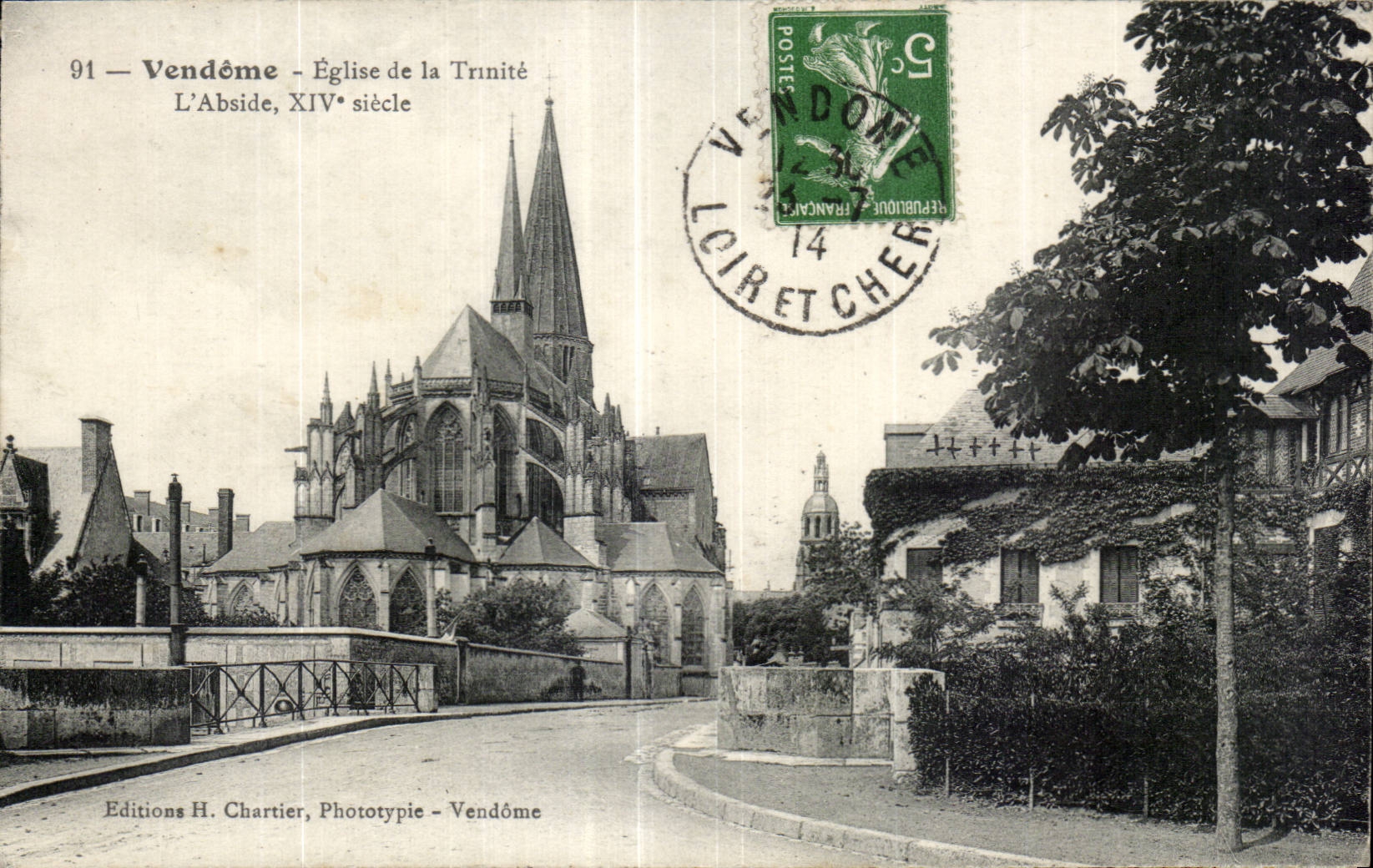CPA Romorantin Eglise de la Trinite L abside 