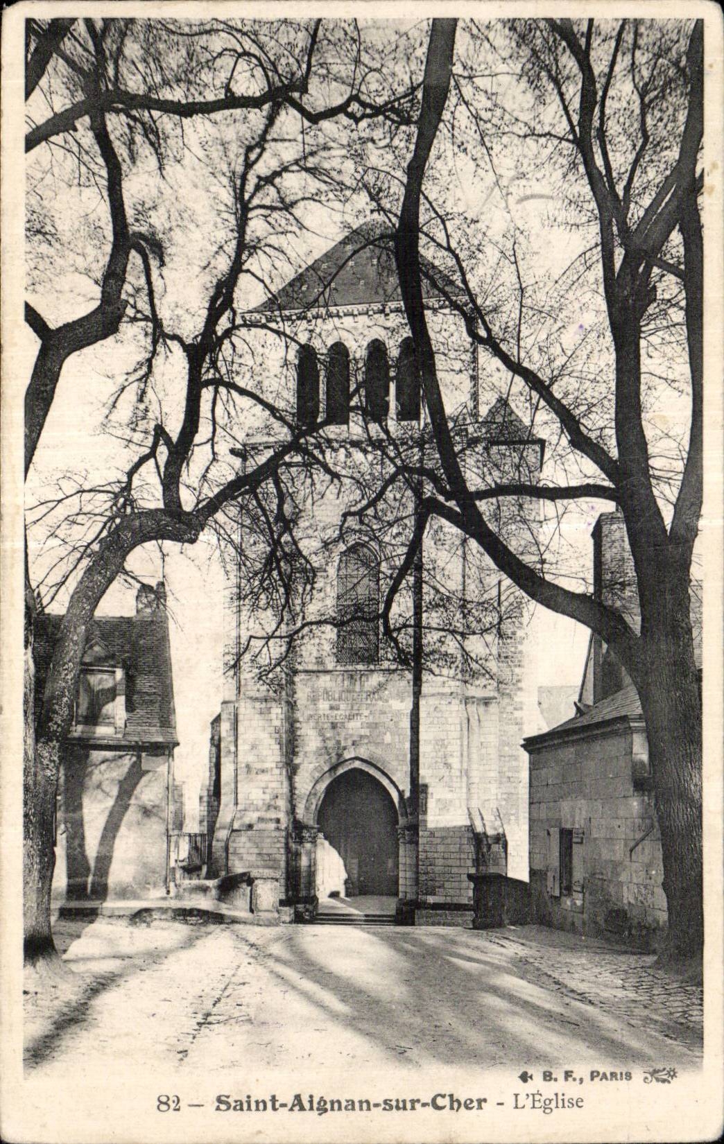 CPA Saint Aignan sur Cher L eglise