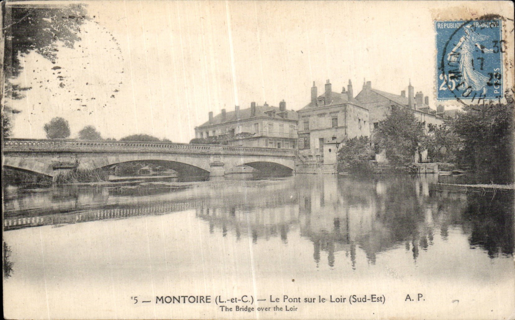 CPA Montoire Le pont sur le Loir