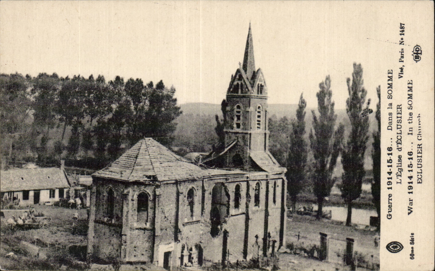CPA Militaria en la iglesia Lockkeeper de la suma